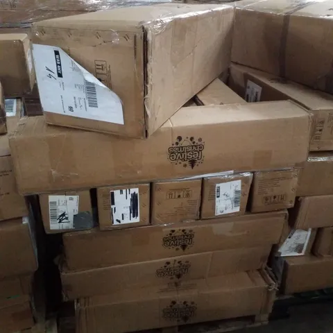 PALLET CONTAINING APPROXIMATELY 28 ASSORTED FESTIVE CHRISTMAS TREES 