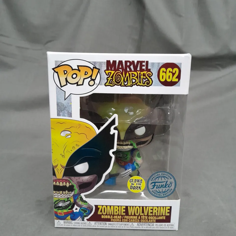 POP! MARVEL ZOMBIES - ZOMBIE WOLVERINE BOBBLE HEAD - SPECIAL EDITION- 662