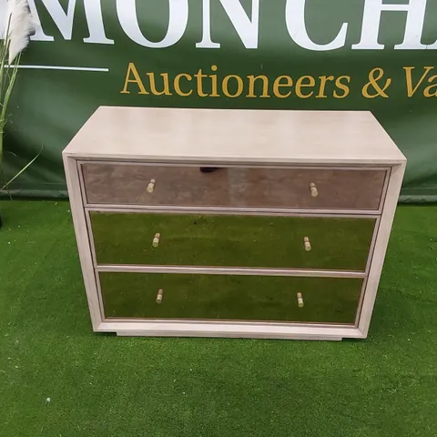 DESIGNER 3-DRAWER CHEST OF DRAWERS