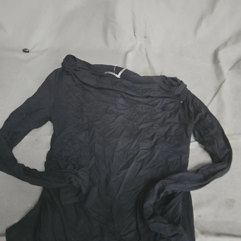 ANTHROPOLOGIE BLACK COWL NECK TOP – SIZE M