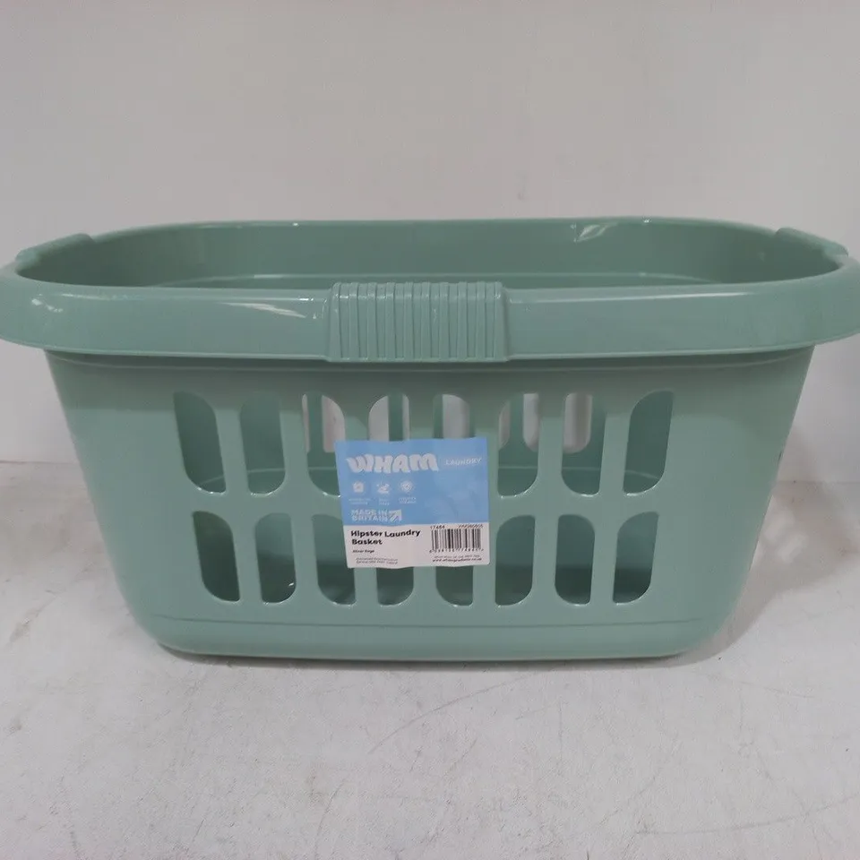 WHAM HIPSTER LAUNDRY BASKET IN SILVER SAGE