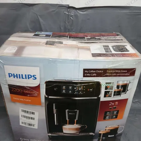 BOXED PHILIPS EP2 FULLY AUTOMATIC COFFEE MACHINE