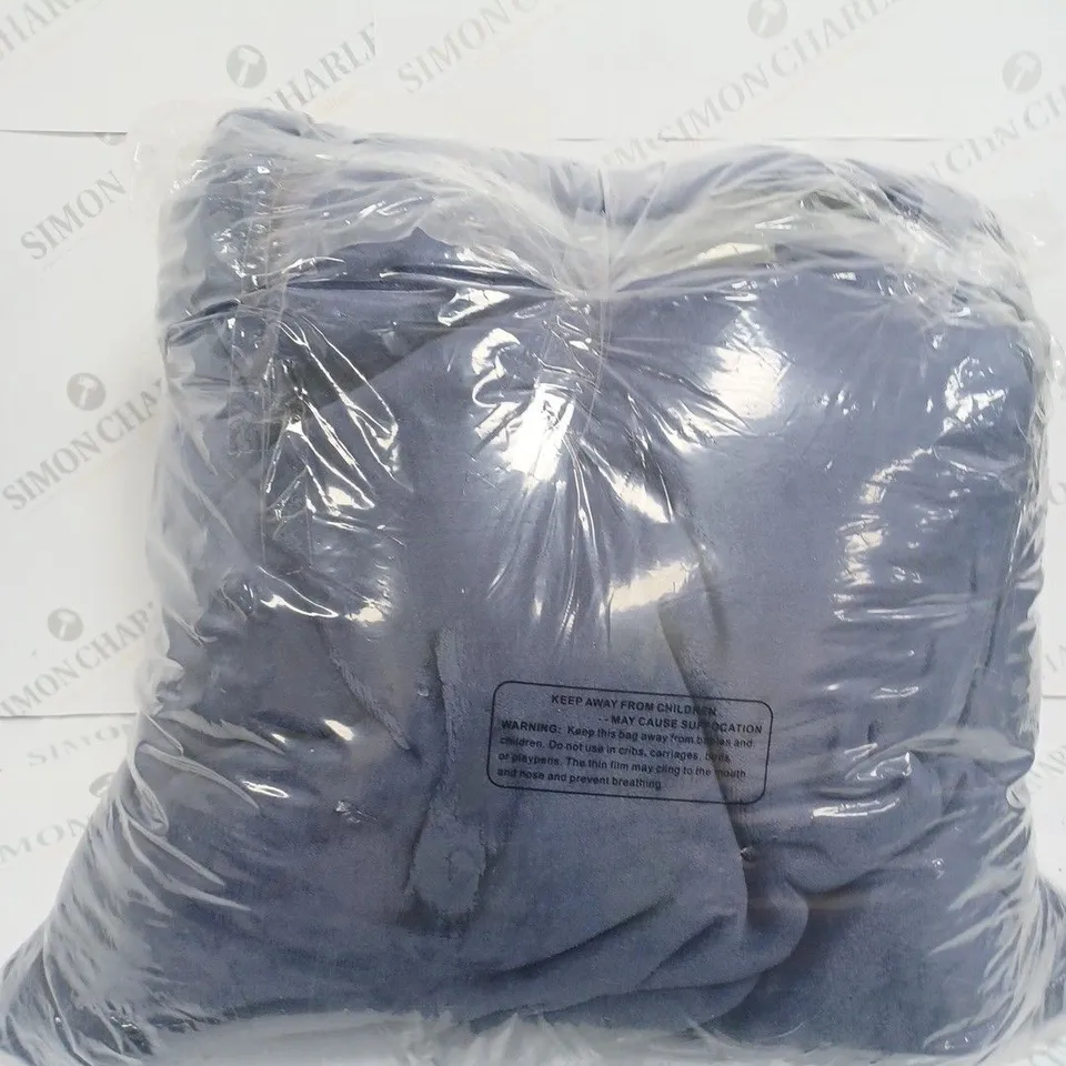COZZEE HOME BLUE VELVET BEDSPREAD NAVY 250X260