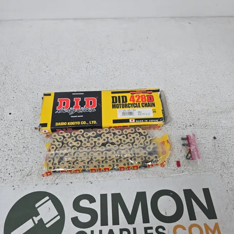 DID 428D MOTORCYCLE CHAIN – MADE IN JAPAN