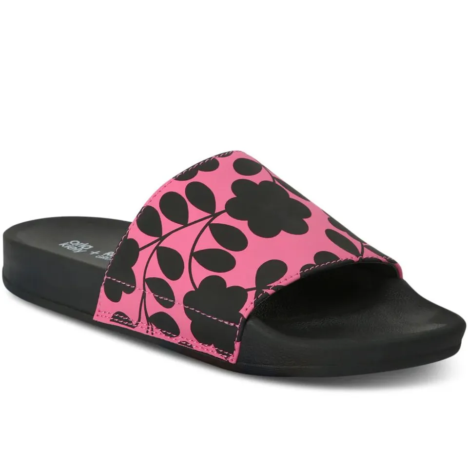 REGATTA ORLA KIELY PINK FLORAL SLIDERS SIZE 5