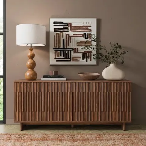 BOXED TAHLIA WIDE SIDEBOARD, WALNUT EFFECT (1 BOX)
