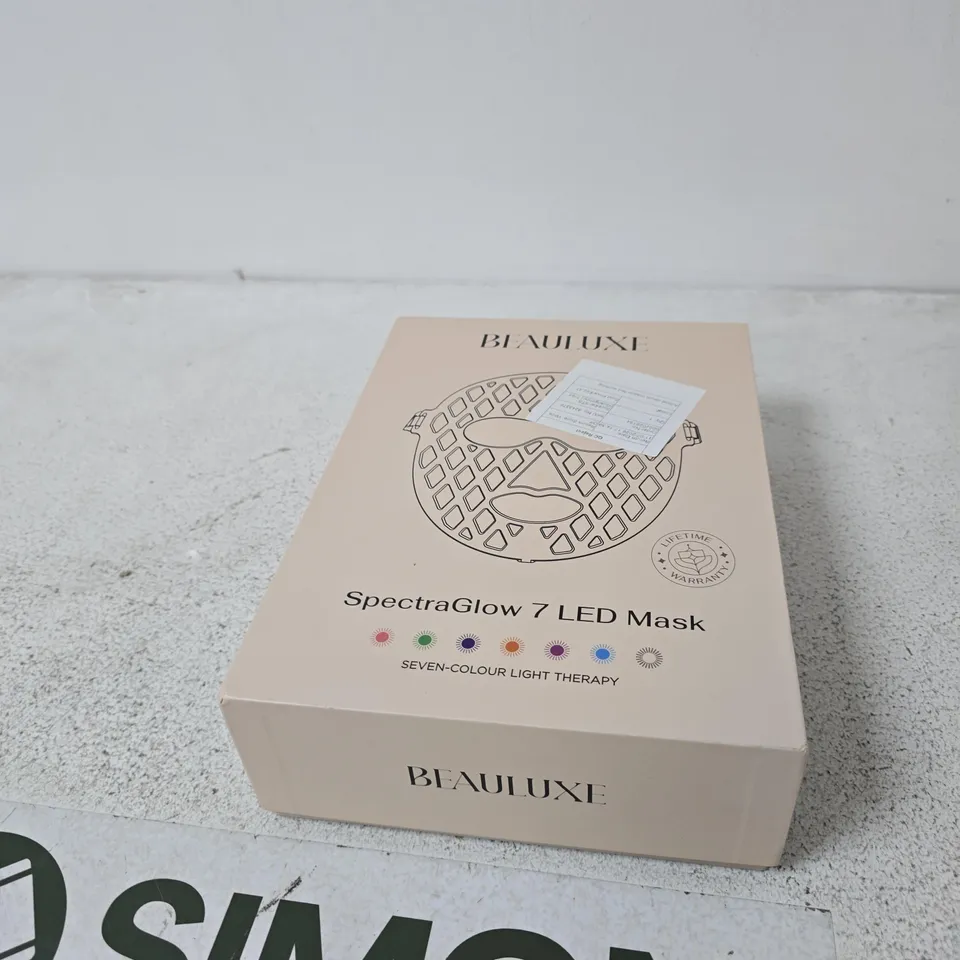 BEAULUXE SPECTRAGLOW 7 LED MASK – BOXED