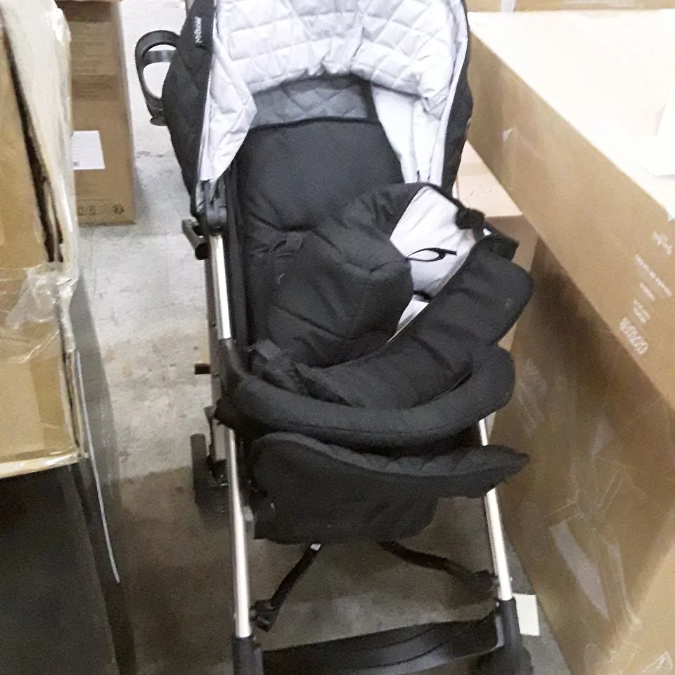 MY BABIIE BILLIE FAIERS MB51 ROSE GOLD BLACK AND GREY QUILTED STROLLER [COLLECTION ONLY] RRP £149.99