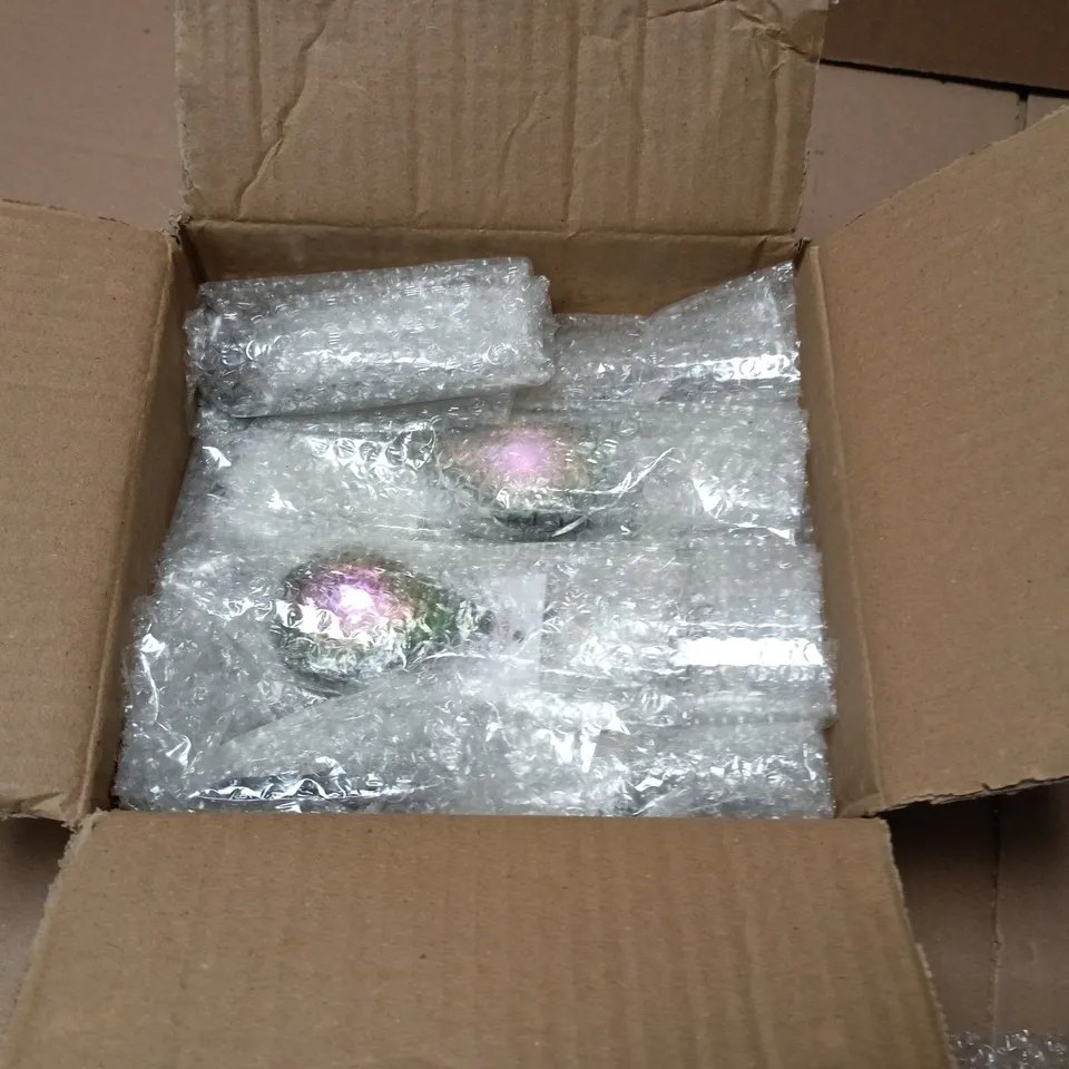 LOT OF 24 AS NEW GISELLA GRAHAM PEARLESCENT DROP HANGING TREE DECORATIONS