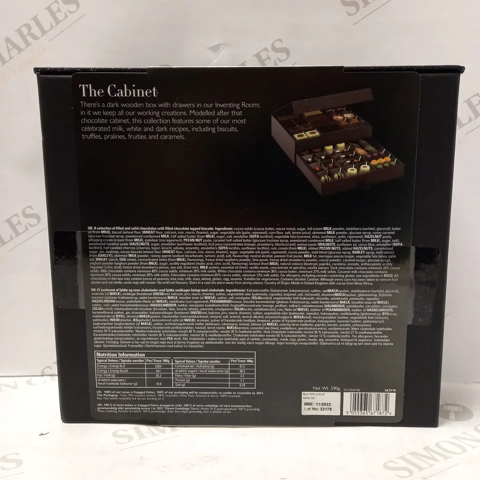HOTEL CHOCOLAT CLASSIC CABINET  RRP £65