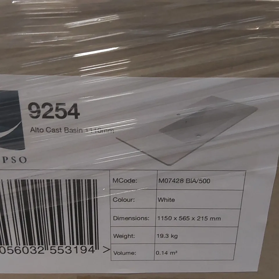 PALLET CONTAINING APPROXIMATELY 12x BRAND NEW CALYPSO BASINS