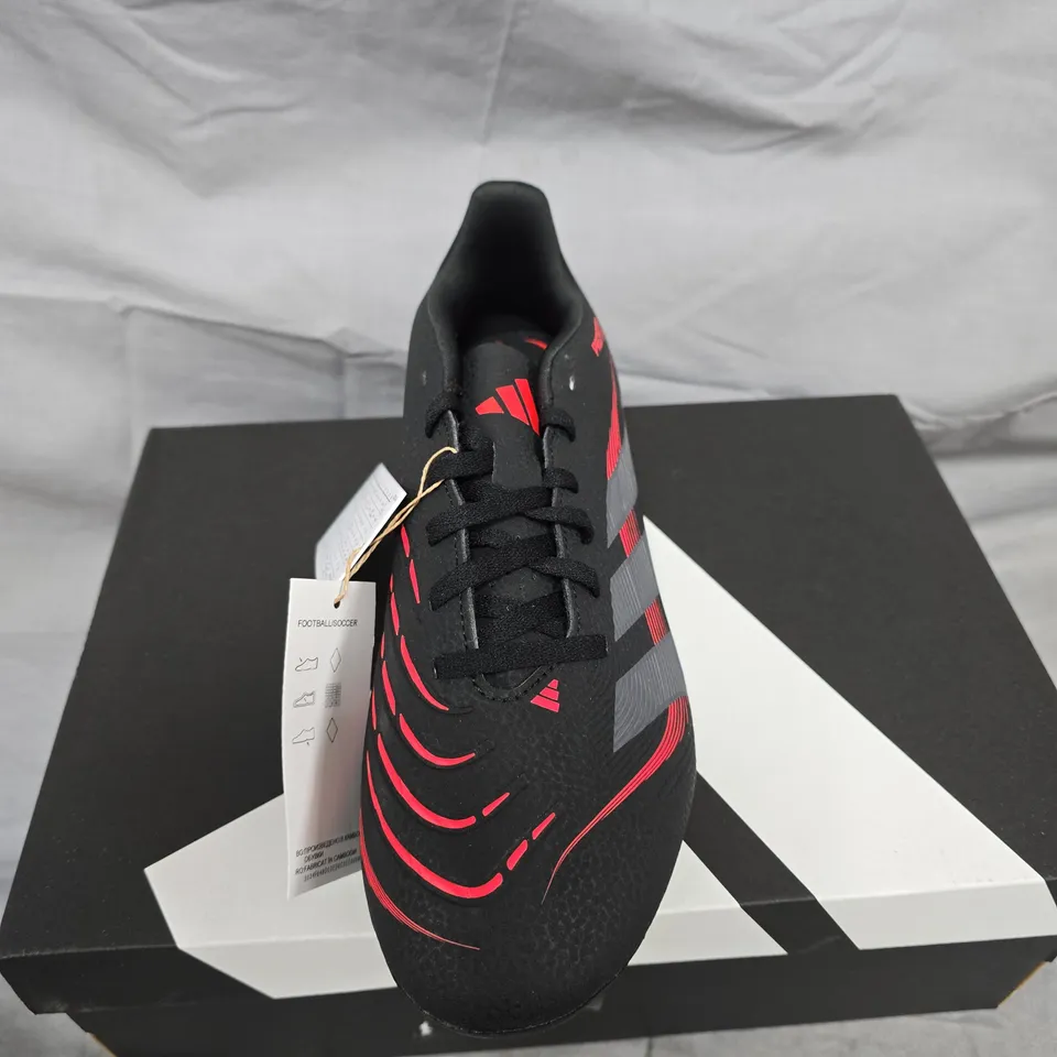 ADIDAS PREDATOR FOOTBALL BOOTS – BLACK/RED SIZE 9
