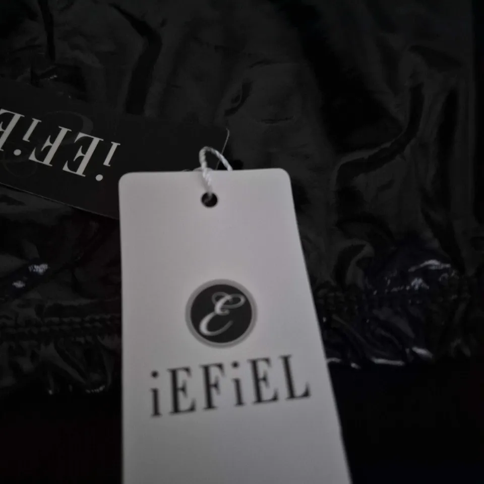 IEFIEL BLACK LINGERIE BOTTOM WITH SUSPENDER BELT