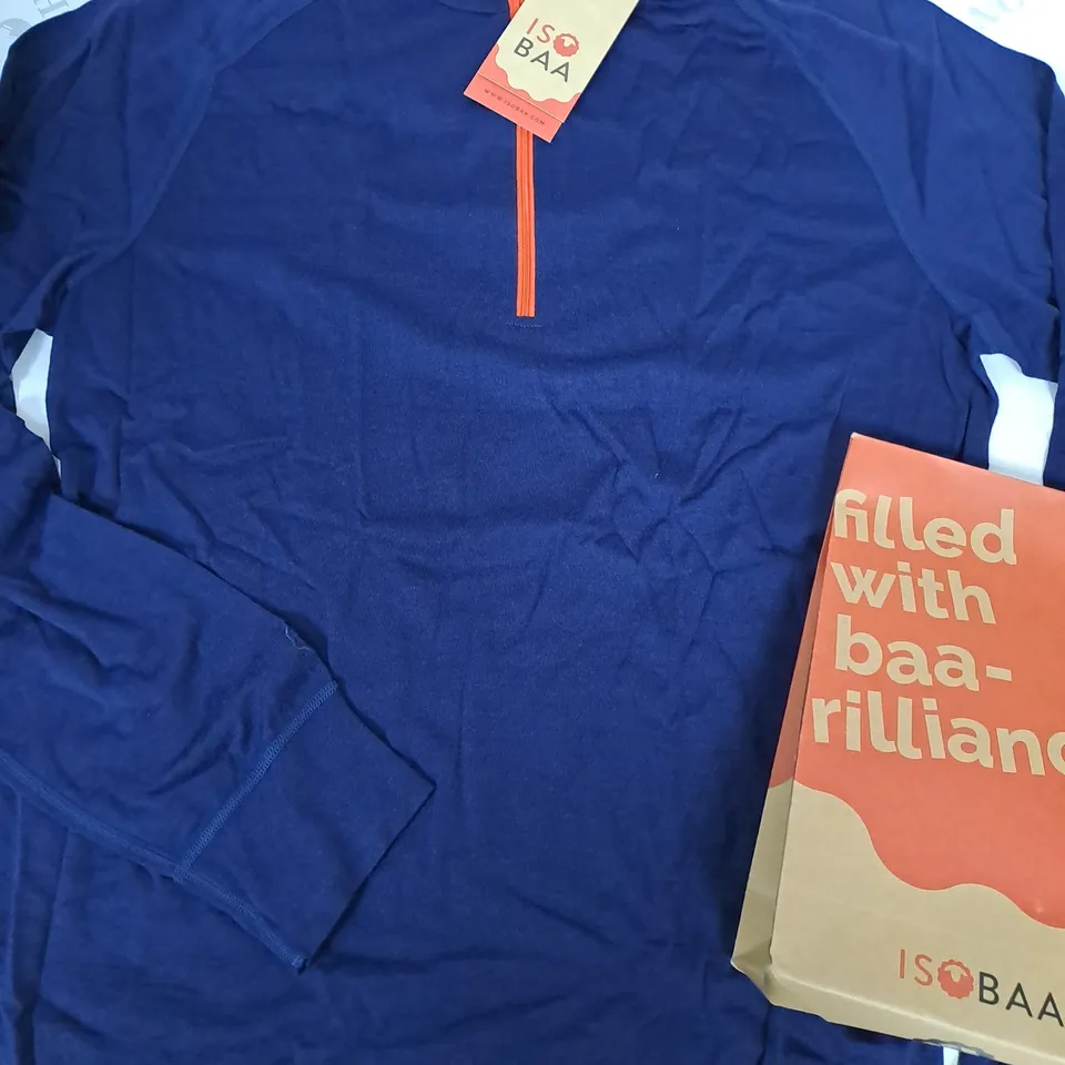 ISO BAA MENS MERINO 200 LS ZIP - XL