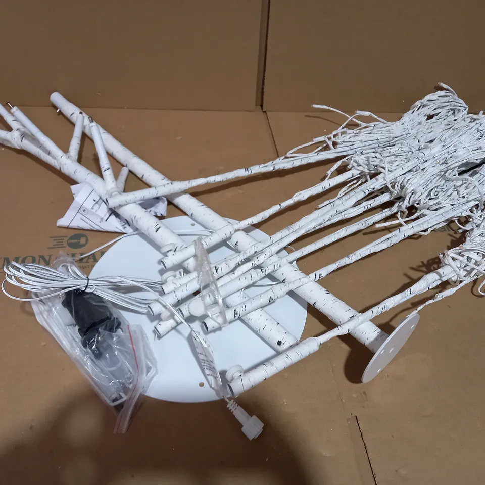 SANTA'S BEST 7FT PRE-LIT INDOOR OUTDOOR WILLOW TREE