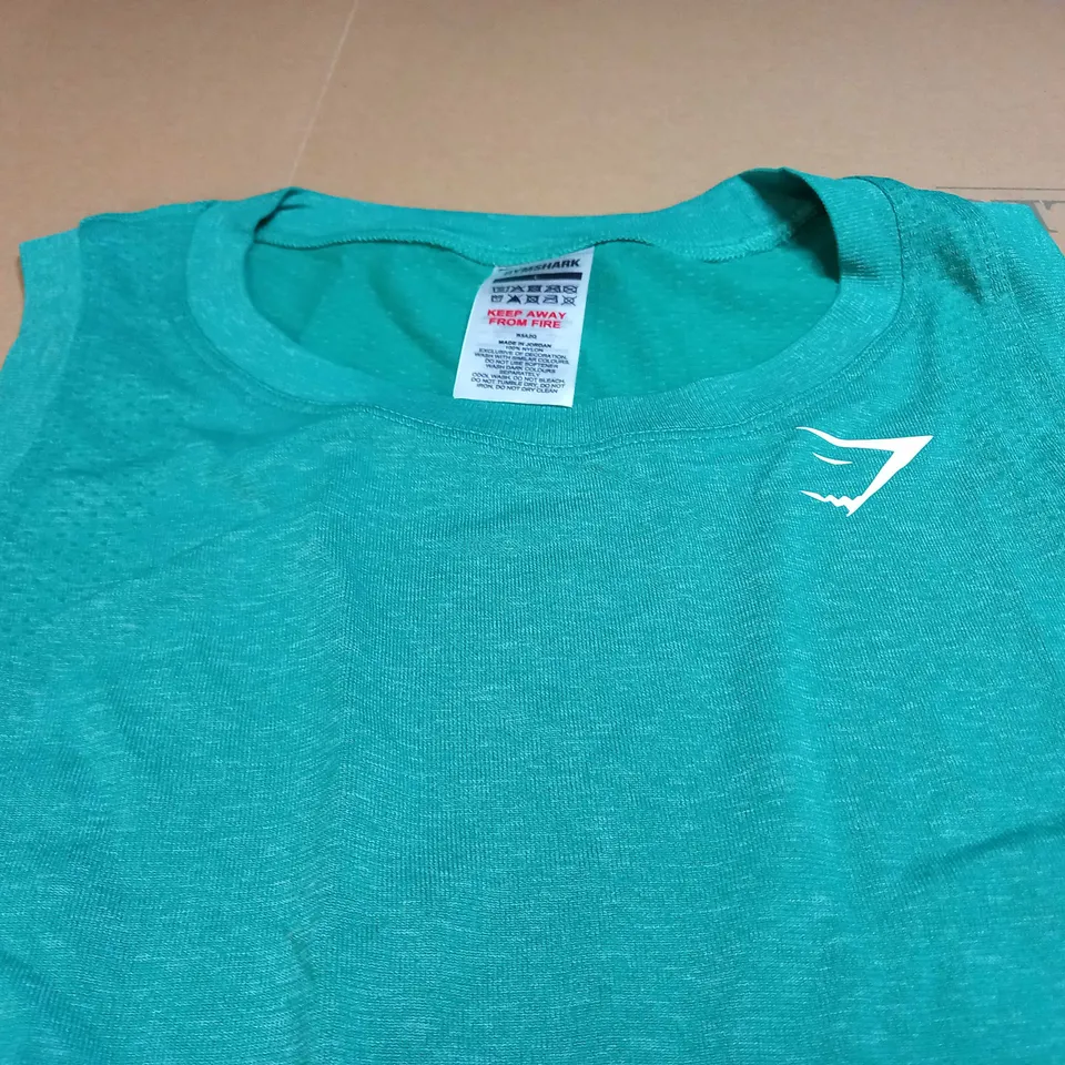 GYMSHARK WORKOUT VEST IN GREEN - LARGE