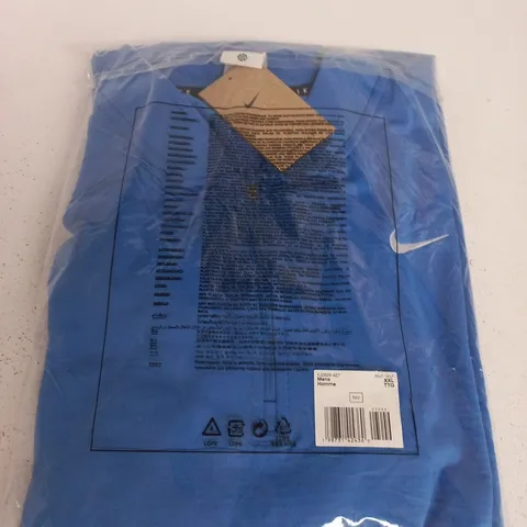 NIKE GOLF MENS ZIP FLEECE – BLUE, XXL
