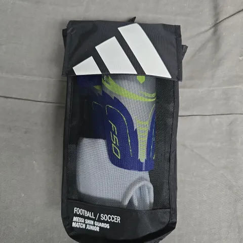 ADIDAS MESSI SHIN GUARDS – JUNIOR, SIZE S (FOOTBALL / SOCCER)