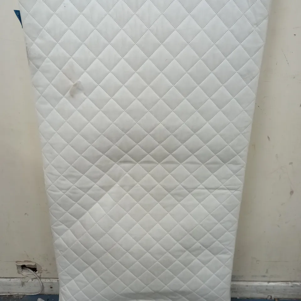 TUTTI BAMBINI SPRUNG COT BED MATTRESS APPROX 70 X 140CM - COLLECTION ONLY