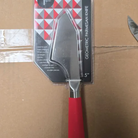 APPROXIMATELY 20 CORE KITCHEN GEOMETRIC PARMESAN KNIFE 3.5" BLADE 2 COLOURS