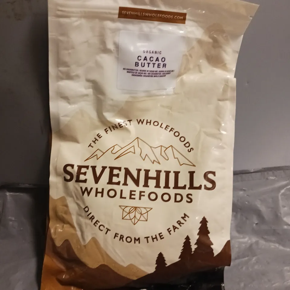 SEVENHILLS ORGANIC CACAO BUTTER - 500G