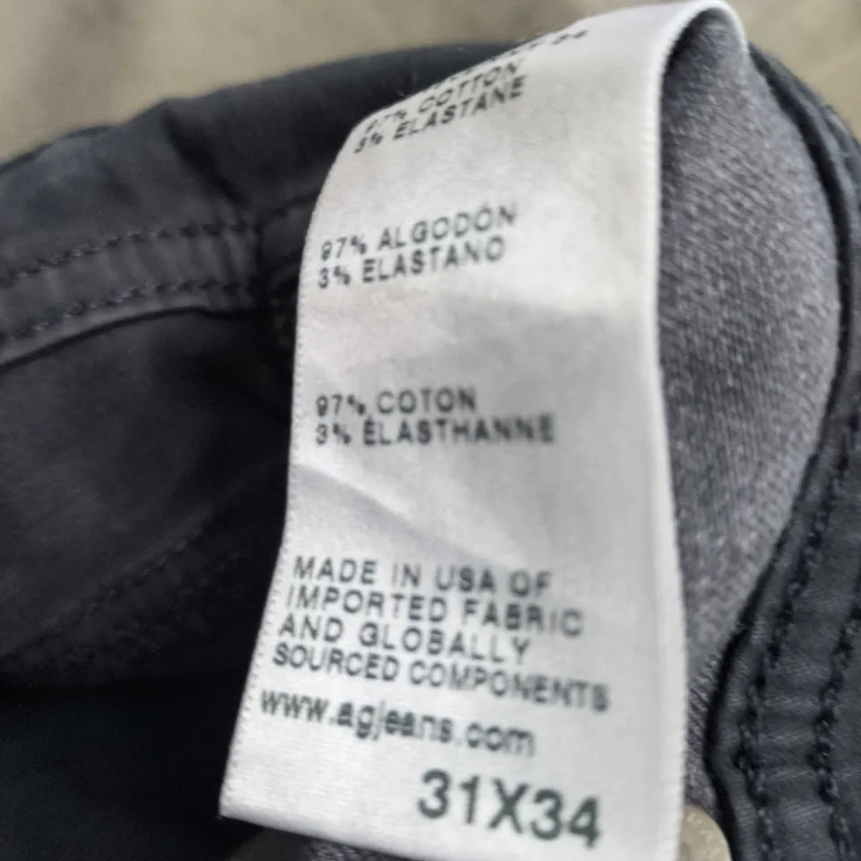 GRADUATE TAILORED LEG TROUSERS – NAVY, UK 31 X 34, MADE IN ITALY