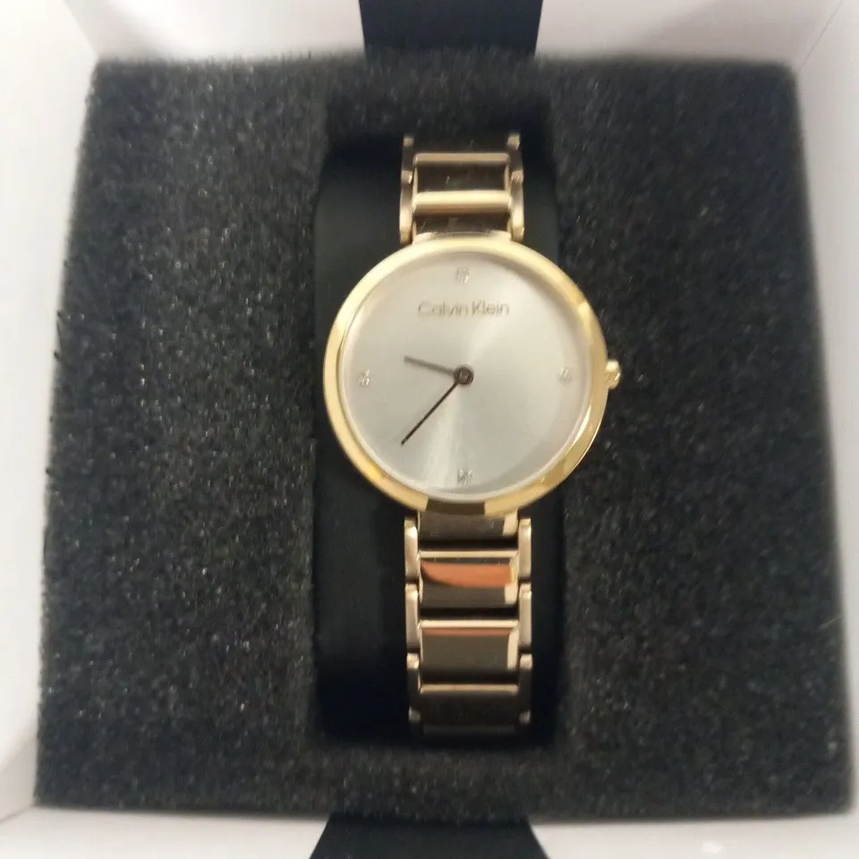 BOXED CALVIN KLEIN MINIMALISTIC T BAR WRIST WATCH