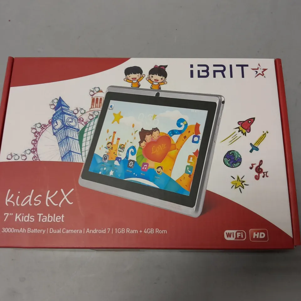 BOXED IBRIT KIDS KX 7" KIDS TABLET - 8GB