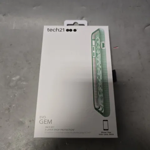 BOX OF APPROXIMATELY 100 TECH21 EVO GEM IPHONE 7 PLUS CASES 