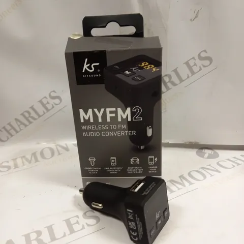 BOXED 15x KITSOUND MYFM2 WIRELESS TO FM CONVERTOR 