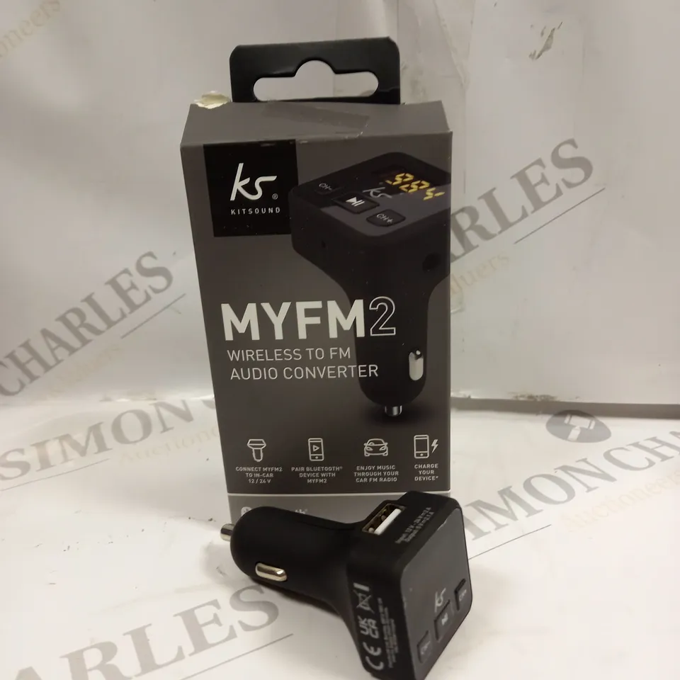 BOXED 15x KITSOUND MYFM2 WIRELESS TO FM CONVERTOR 