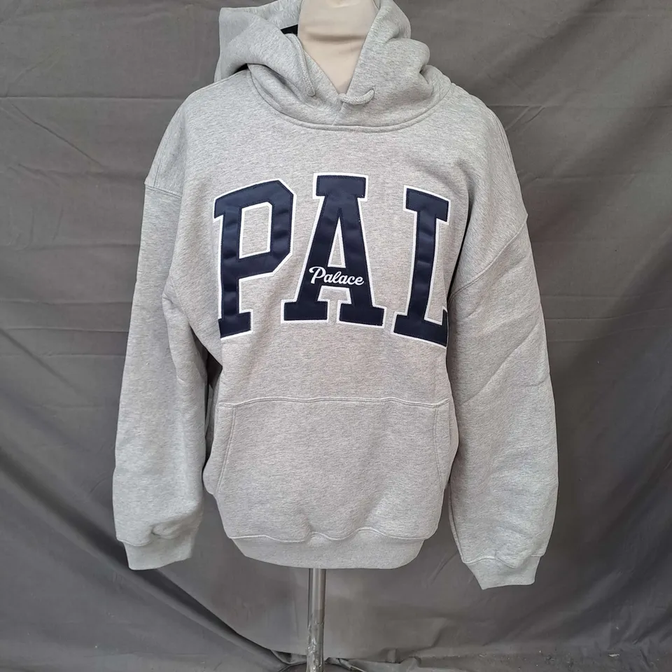 GAP PALACE EMBROIDERED HOODIE IN GREY SIZE M
