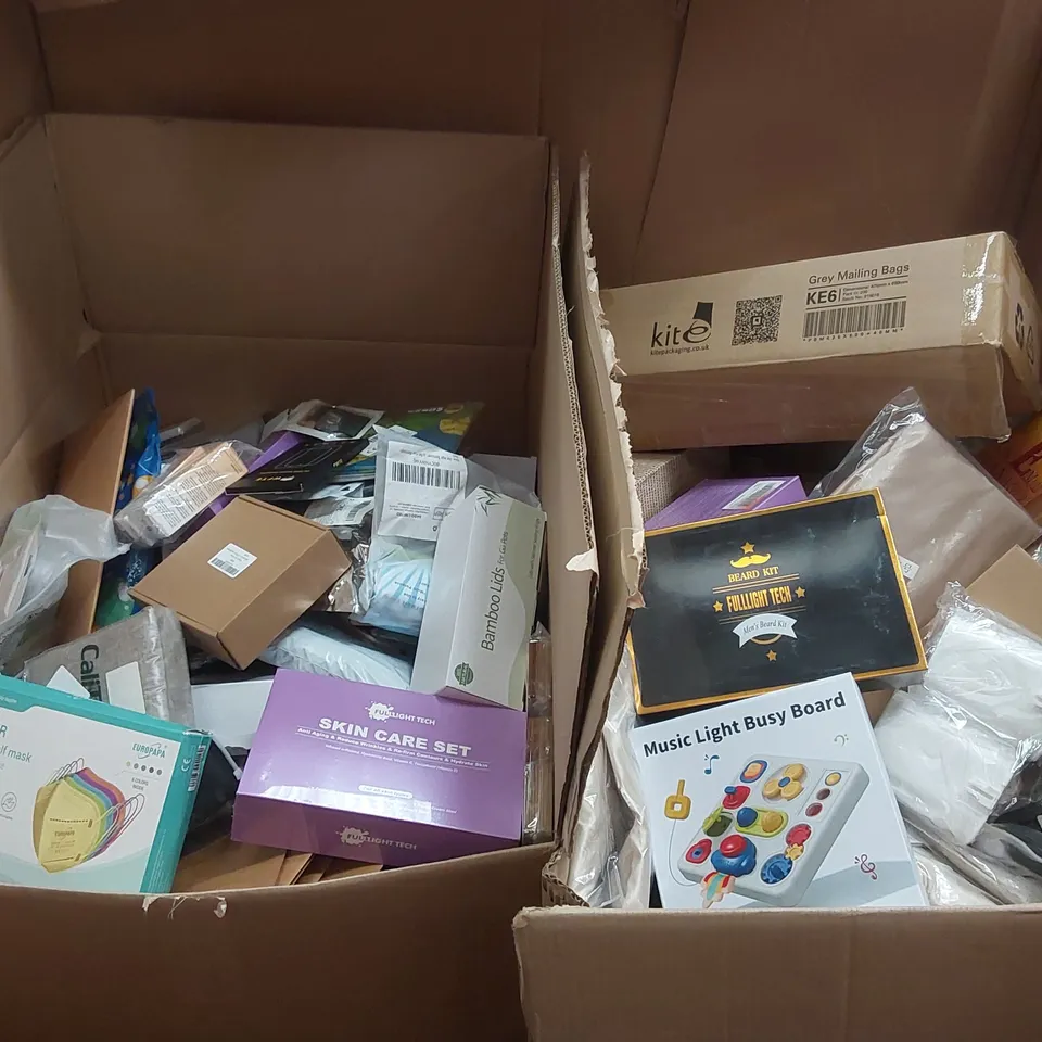 PALLET OF ASSORTED ITEMS TO INCLUDE: SELF CLEANING CAT LITTER BOX, MOBILITY WALKER, PET CRATE, SKIN CARE SETS, TOYS, BEARD KITS ECT