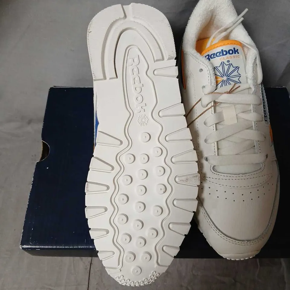 REEBOK CLASSIC LEATHER TRAINERS – UNISEX, UK 2.5 (EU 34)
