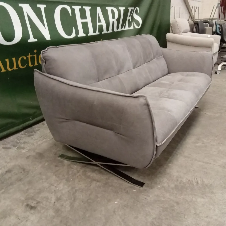 QUAILITY DESIGNER ITALIAN MADE SEVILLE 3 SEATER LEATHER SOFA