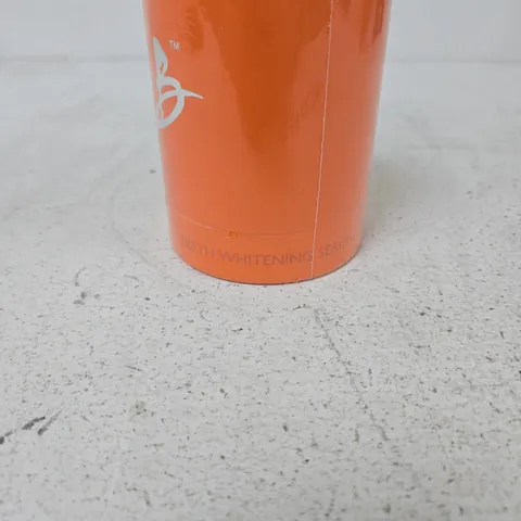 LAB LIFE AND BEAUTY TEETH WHITENING SERUM – ORANGE CYLINDER WITH LOGO