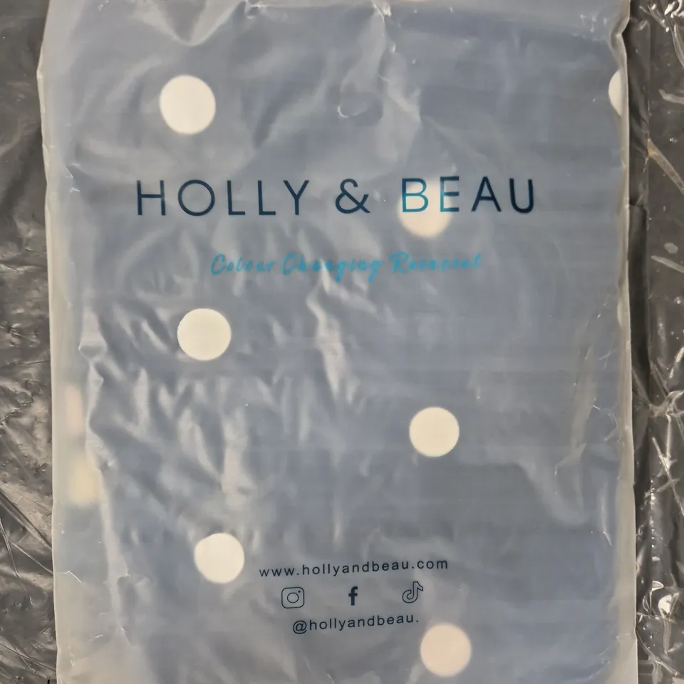 SEALED HOLLY & BEAU COLOUR CHANGING SPOT RAINCOAT SIZE MEDIUM