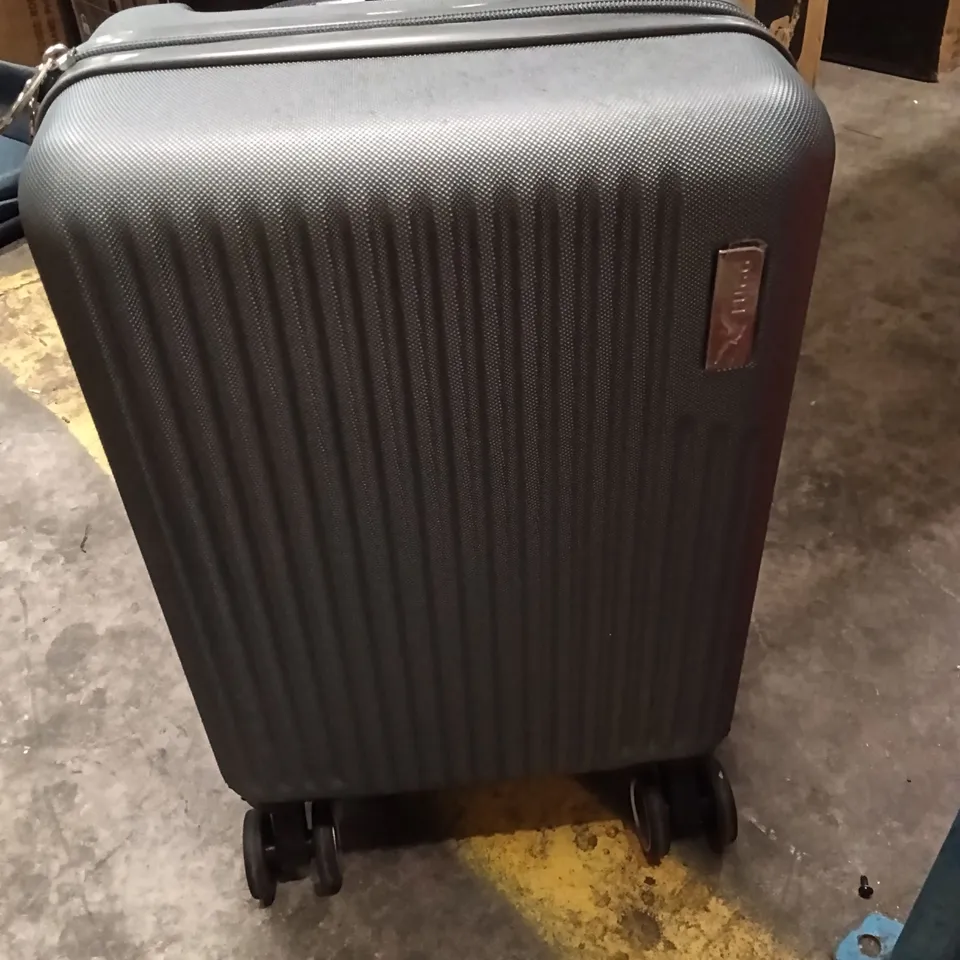 UNBOXED KEPLIN LUGG SMALL SIZE TRAVEL SUITCASE WITH WHEELS GREY COLOUR 