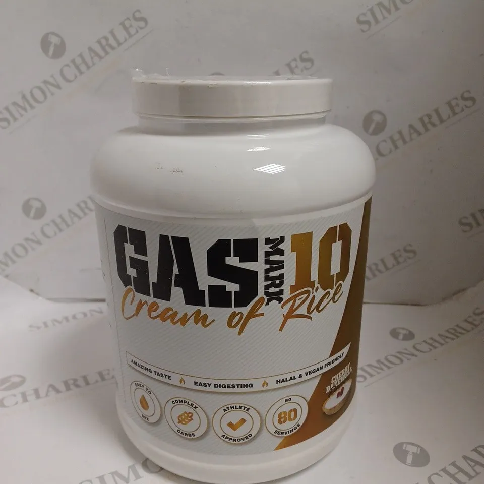 SEALED GAS MARK 10 CREAM OF RICE FOOD SUPPLEMENT - 2KG - CHERRY BAKEWELL 