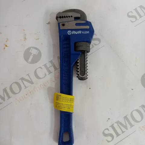 rur heavey duty pipe wrench 8"
