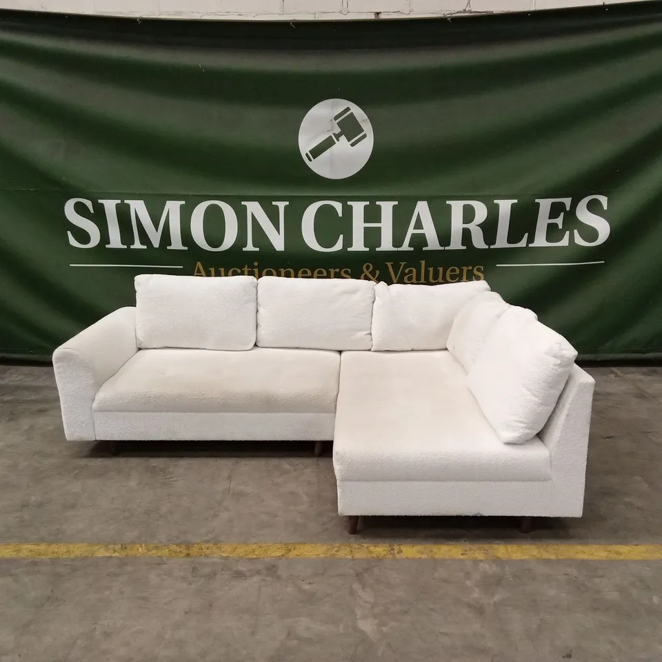 RUNE RIGHT HAND FABRIC CORNER - NATURAL RRP £1099