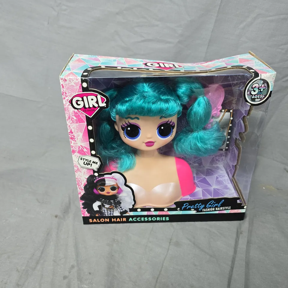 BOXED GIRL FASHION STYLE ME UP PRETTY GIRL HAIRSTYLE TOY