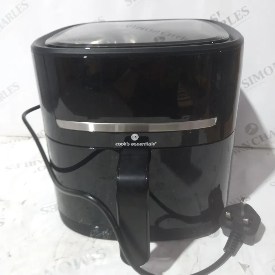 BOXED COOK'S ESSENTIALS 4L AIR FRYER IN BLACK