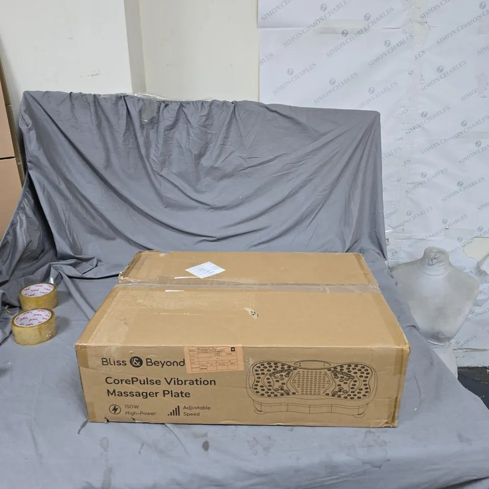 BLISS & BEYOND COREPULSE VIBRATION MASSAGER PLATE – BOXED