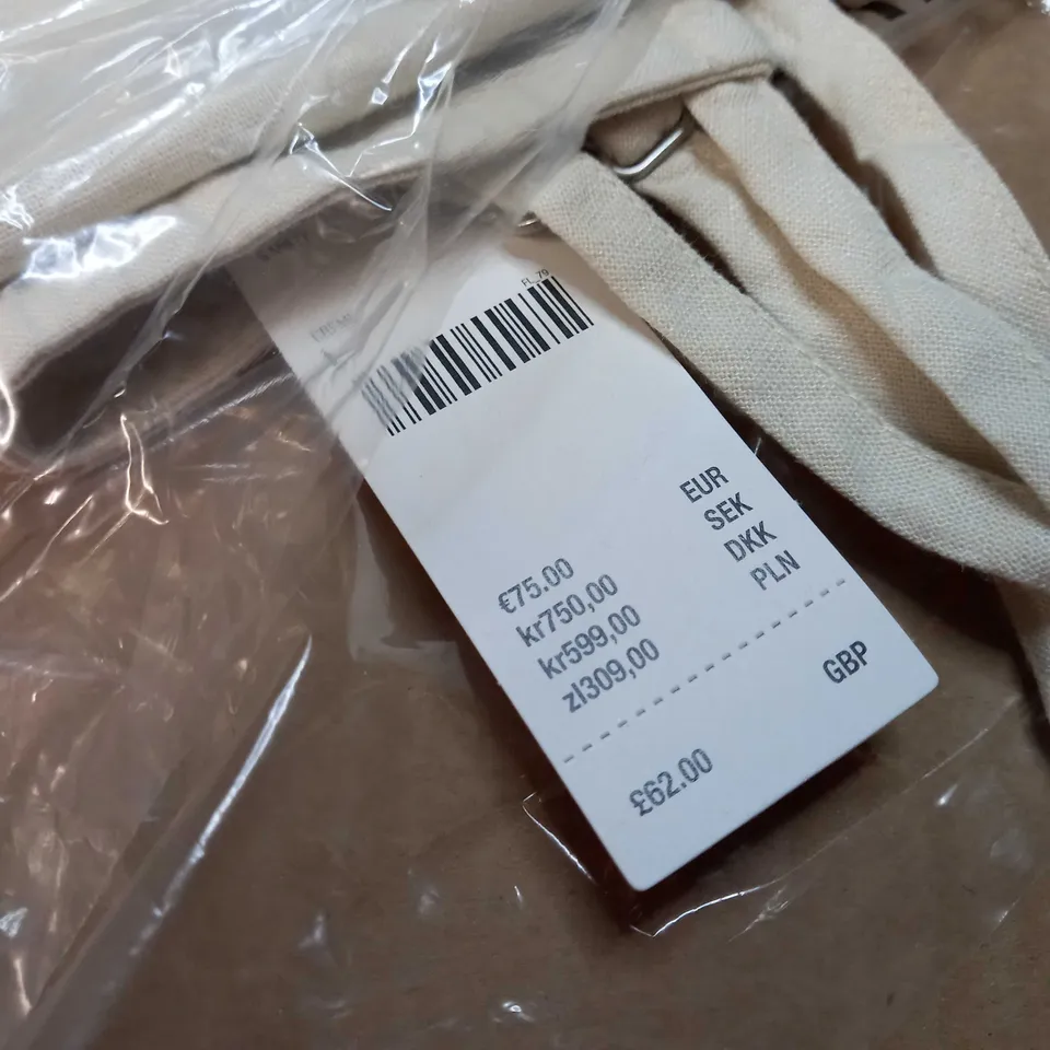 PACKAGED URBAN OUTFITTERS CREME JUMPSUIT - LARGE