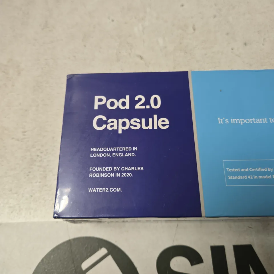 WATER2 CAPSULE POD 2.0 CAPSULE – BOXED
