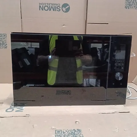 BOXED AEG BUILT IN 800W MICROWAVE - BLACK - OB6SM171DB