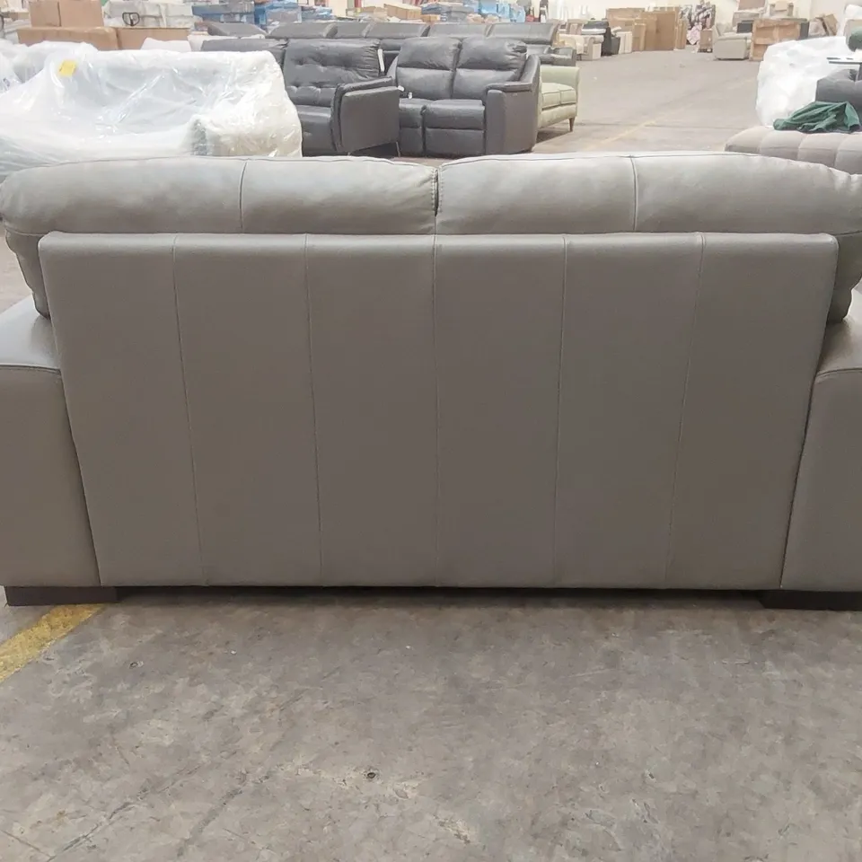 QUALITY DESIGNER ITALIAN MADE MARCOS 3 SEATER SOFA - GREY