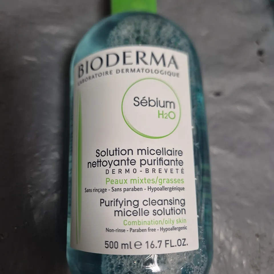 LOT OF APPROXIMATELY 12 BIODERMA 500ML CLEANSING MICELLE SOLUTIONS
