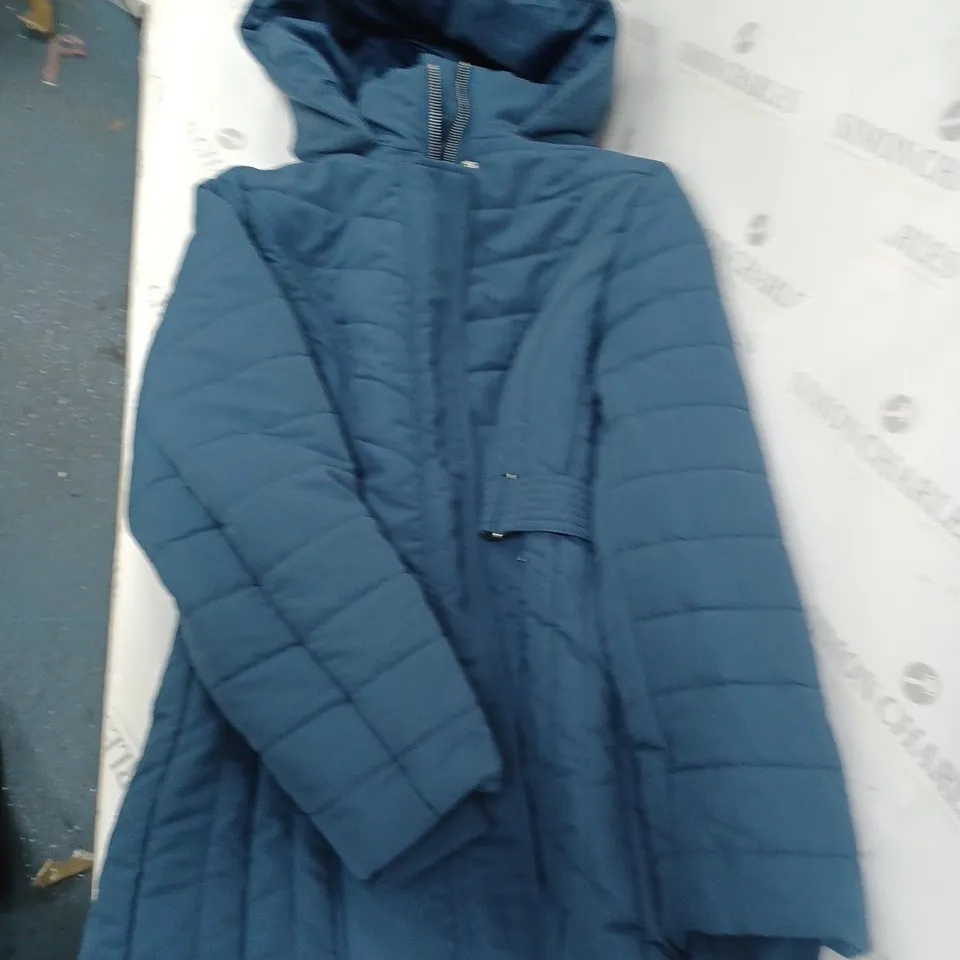 CENT PADDED COAT BLUE SIZE MEDIUM 
